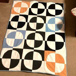 Handmade Lap Quilt From Recycled Upcycled T-Shirts